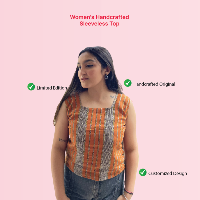 Women's Handcrafted Sleeveless Top