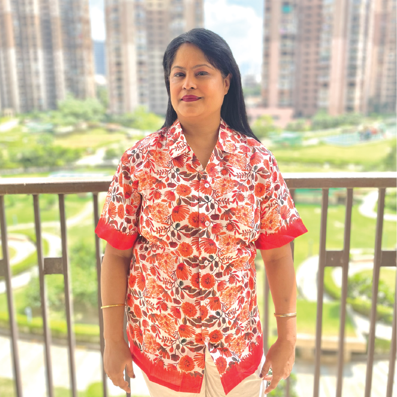 Women's Handcrafted Floral Shirt