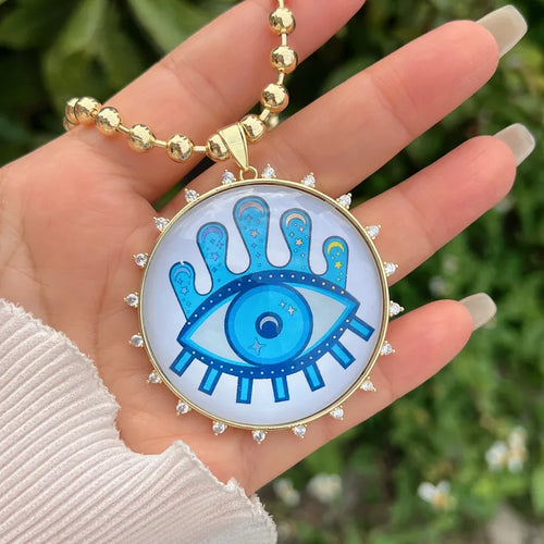 Auric Guardian Evil Eye Pendant